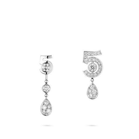 chanel tag earrings|chanel eternal 5 earrings.